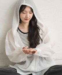 シアーフーディーシャツ