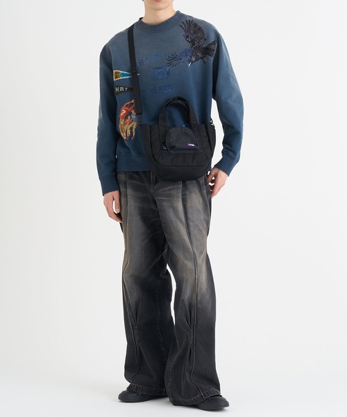 THE NORTH FACE PURPLE LABEL（ザ ノースフェイス パープルレーベル）の「【THE NORTH FACE PURPLE LABEL/ザノースフェイス】CORDURA Nylon Shoulder Tote Bag/コーデュラナイロンショルダートートバック（ショルダーバッグ・メンズ・ブラック/グレー/ダークネイビー・FREE）」の5枚目の写真