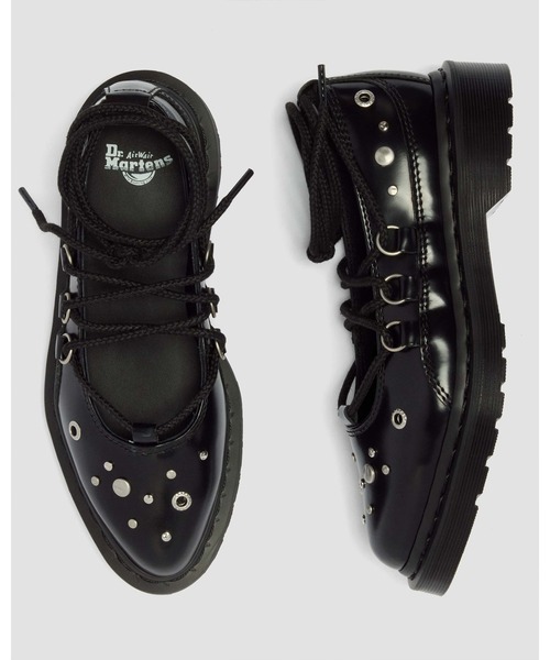 Dr. Martens(ドクターマーチン)の「Dr. Martens/ドクターマーチン ELPHIE II ハードウェア レースアップ ブーツ 42127001(その他シューズ・メンズ・ブラック・UK6/UK5/UK4/UK3)」の2枚目の写真