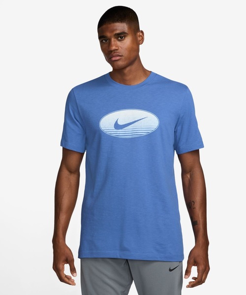 NIKE（ナイキ）の「ナイキ  DF SLUB HBR NOVELT S/S  NIKE（Tシャツ/カットソー・メンズ・ホワイト/ブラック/ブルー・S/M/L/LL/3L）」の5枚目の写真