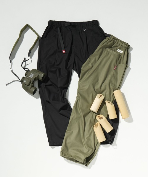 COLEMAN（コールマン）の「【Coleman×TAKEDA BBQwith BAYFLOW】リップパラシュートパンツ（その他パンツ・メンズ・ブラック/カーキ・MEDIUM/LARGE）」の3枚目の写真