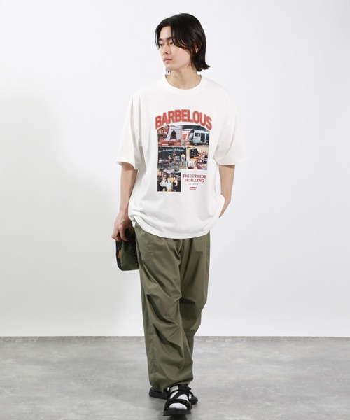 COLEMAN（コールマン）の「【Coleman×TAKEDA BBQwith BAYFLOW】リップパラシュートパンツ（その他パンツ・メンズ・ブラック/カーキ・MEDIUM/LARGE）」の9枚目の写真