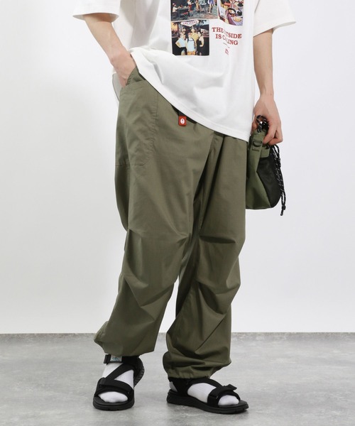 COLEMAN（コールマン）の「【Coleman×TAKEDA BBQwith BAYFLOW】リップパラシュートパンツ（その他パンツ・メンズ・ブラック/カーキ・MEDIUM/LARGE）」の10枚目の写真