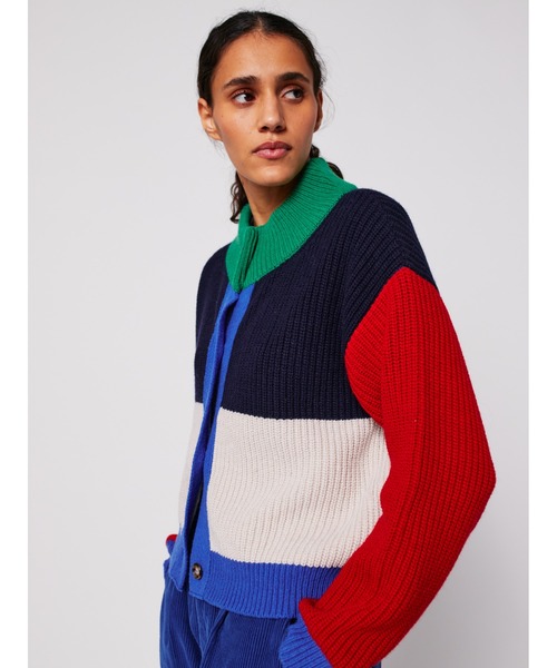 BOBO CHOSES(ボボショーズ)の「Color Block cardigan(カーディガン/ボレロ・レディース・マルチ・XL/L/M/S/XS)」の3枚目の写真