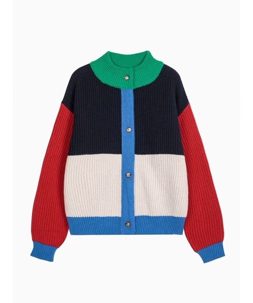 BOBO CHOSES(ボボショーズ)の「Color Block cardigan(カーディガン/ボレロ・レディース・マルチ・XL/L/M/S/XS)」の7枚目の写真