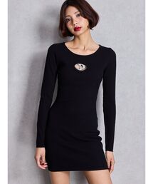 GYDA | GD bijou MOLDニットワンピース(ワンピース)