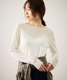 ROPE' PICNIC | ラメシアーリブカットソー(Tシャツ/カットソー)