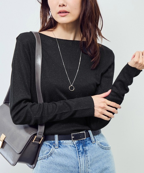 ラメシアーリブカットソー（Tシャツ/カットソー）｜ROPE' PICNIC（ロペ