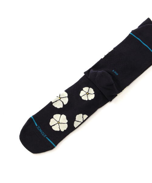 STANCE（スタンス）の「STANCE /スタンス /FLORAL CREW（ソックス/靴下・メンズ・ネイビー・L）」の5枚目の写真