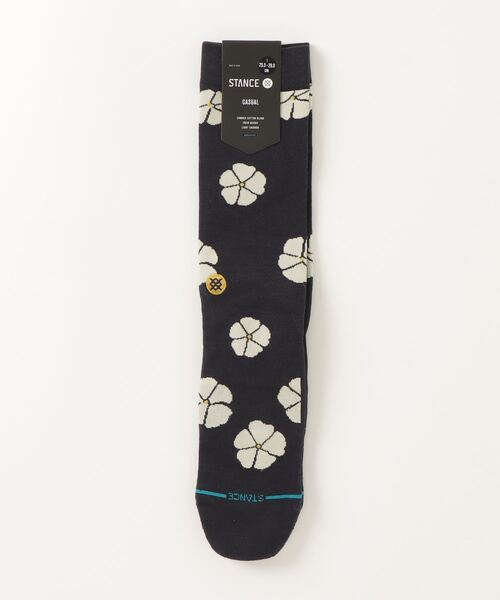 STANCE（スタンス）の「STANCE /スタンス /FLORAL CREW（ソックス/靴下・メンズ・ネイビー・L）」の2枚目の写真