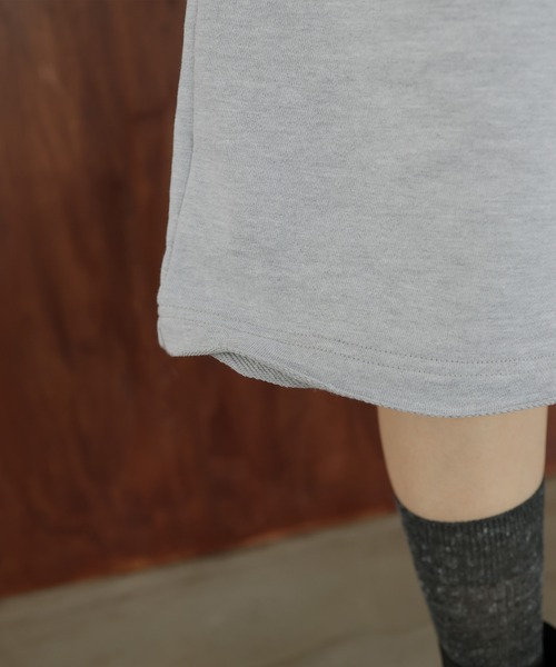 hellam(へラム)の「スウェットハーフパンツ(スウェットパンツ・レディース・オートミール/杢グレー/ブラック/ブラウン・FREE)」の10枚目の写真