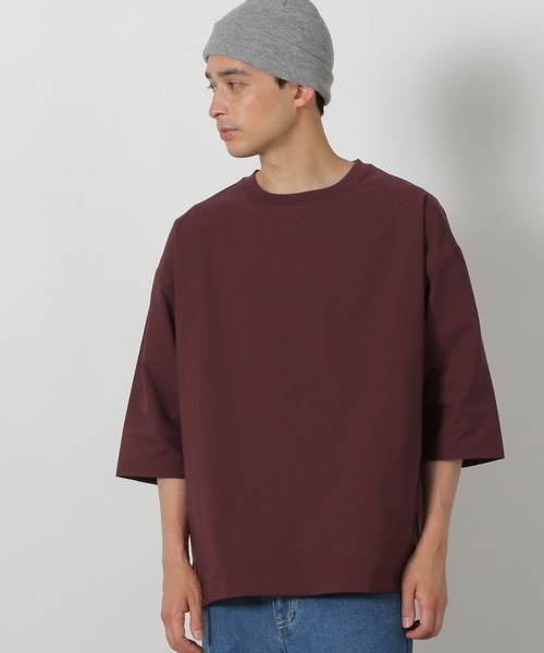 LAKOLE(ラコレ)の「ドライタッチフハクライクT / 573060(Tシャツ/カットソー・メンズ・ホワイト/ボルドー/ブラック・MEDIUM/LARGE)」の3枚目の写真