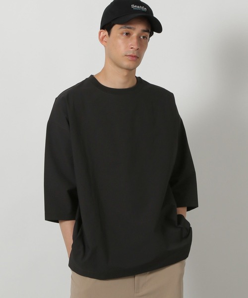 LAKOLE(ラコレ)の「ドライタッチフハクライクT / 573060(Tシャツ/カットソー・メンズ・ホワイト/ボルドー/ブラック・MEDIUM/LARGE)」の2枚目の写真