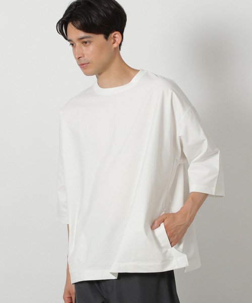 LAKOLE(ラコレ)の「ドライタッチフハクライクT / 573060(Tシャツ/カットソー・メンズ・ホワイト/ボルドー/ブラック・MEDIUM/LARGE)」の6枚目の写真