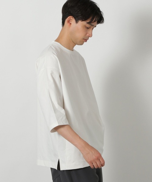 LAKOLE(ラコレ)の「ドライタッチフハクライクT / 573060(Tシャツ/カットソー・メンズ・ホワイト/ボルドー/ブラック・MEDIUM/LARGE)」の7枚目の写真