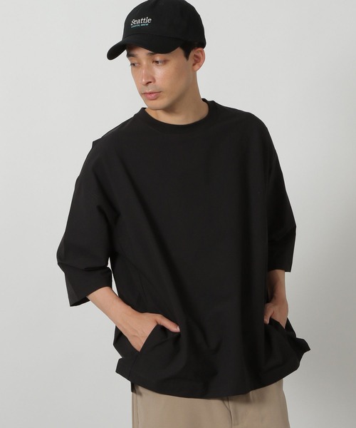 LAKOLE(ラコレ)の「ドライタッチフハクライクT / 573060(Tシャツ/カットソー・メンズ・ホワイト/ボルドー/ブラック・MEDIUM/LARGE)」の9枚目の写真