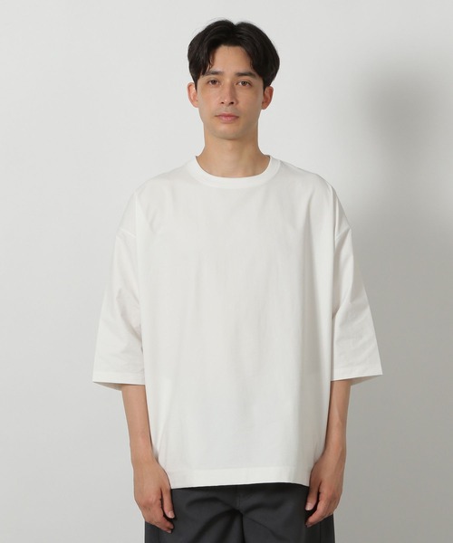 LAKOLE(ラコレ)の「ドライタッチフハクライクT / 573060(Tシャツ/カットソー・メンズ・ホワイト/ボルドー/ブラック・MEDIUM/LARGE)」の12枚目の写真