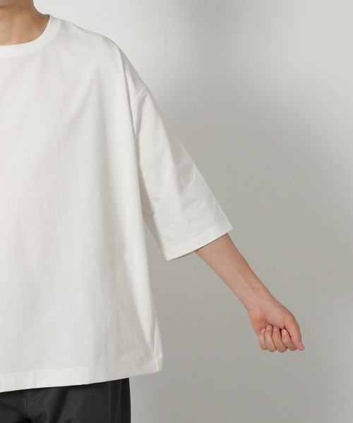 LAKOLE(ラコレ)の「ドライタッチフハクライクT / 573060(Tシャツ/カットソー・メンズ・ホワイト/ボルドー/ブラック・MEDIUM/LARGE)」の16枚目の写真