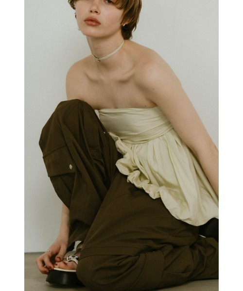 トップス Knuth Marf 2way peplum tops 2way peplum tops/3color | KNUTH MARF