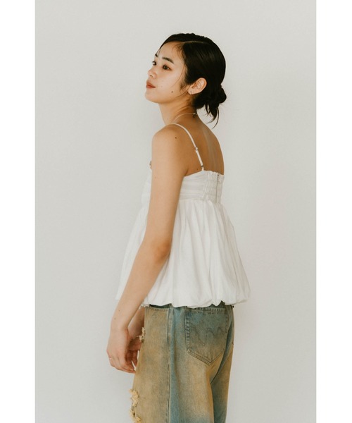 【knuth marf】クヌースマーフ/2way peplum tops Knuth Marf - 2way peplum tops / 2ウェイ ペプラムトップス