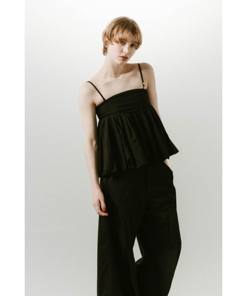 Knuth Marf(クヌースマーフ)の「2way peplum tops(シャツ/ブラウス・レディース・ミント/ブラック/ホワイト・FREE)」の20枚目の写真