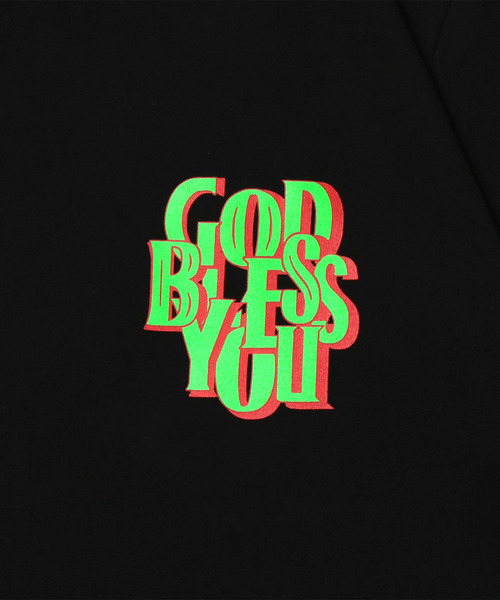 GOD BLESS YOU（ゴッドブレスユー）の「GOD BLESS YOU DIAGONAL LOGO S/S TEE（Tシャツ/カットソー・メンズ・アッシュ/ブラック/チャコール/ホワイト・XXL/XL/L/M）」の13枚目の写真