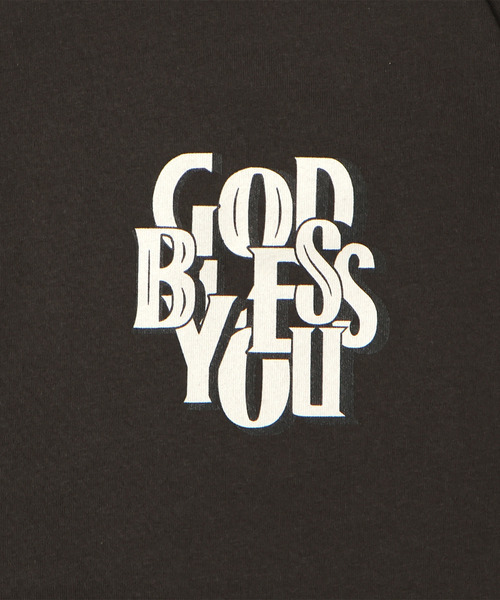 GOD BLESS YOU（ゴッドブレスユー）の「GOD BLESS YOU DIAGONAL LOGO S/S TEE（Tシャツ/カットソー・メンズ・アッシュ/ブラック/チャコール/ホワイト・XXL/XL/L/M）」の19枚目の写真
