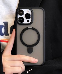 Fun & Daily(ファンアンドデイリー)のMagSafe対応 Stand Color iPhone Case 15 16 17 Plus Pro ProMax Air(スマホケース/カバー)