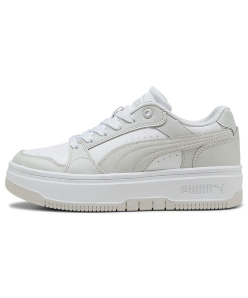 PUMA(プーマ)の「PUMA プーマ ウィメンズ リバウンド フェム ロウ スニーカー(スニーカー・レディース・ホワイト×ブルー/ホワイト/ホワイト×グレー・26.0cm/25.5cm/25.0cm/23.0cm/22.5cm/24.5cm/24.0cm/23.5cm/22.0cm)」の3枚目の写真