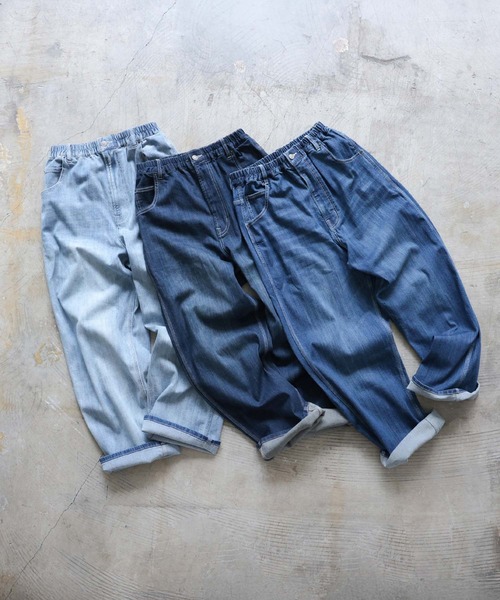soulberry（ソウルベリー）の「令和のデニムpn016（デニムパンツ・レディース・ブルー/ネイビー/サックスブルー・S/3L/LL/L/M）」の5枚目の写真