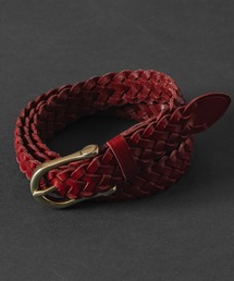 Casper John(LXp[W)Cow leather mesh belt/JEU[bVxg(xg)