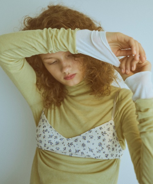 EN NEUME（エンノイム）の「Vintage Flower Bra Top（その他トップス・レディース・ベージュ/アイボリー/ブラック・FREE）」の2枚目の写真