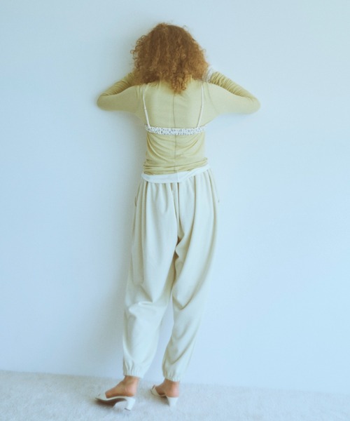 EN NEUME（エンノイム）の「Vintage Flower Bra Top（その他トップス・レディース・ベージュ/アイボリー/ブラック・FREE）」の15枚目の写真