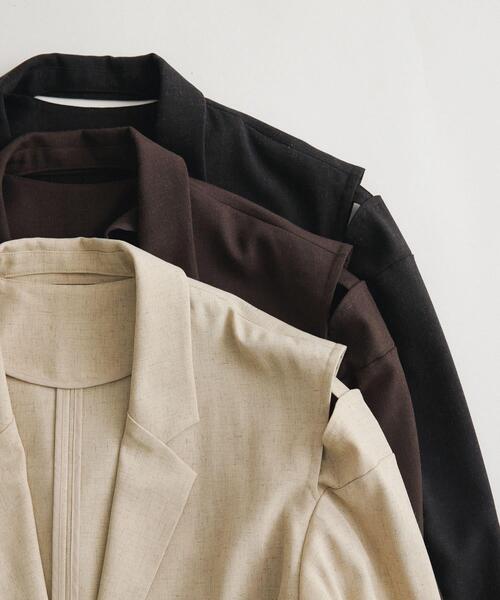 LAATO(ラート)の「over tailored jacket(その他アウター・レディース・オフホワイト/ブラウン/ブラック・FREE)」の7枚目の写真