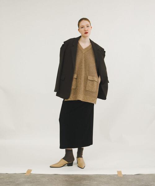 LAATO(ラート)の「over tailored jacket(その他アウター・レディース・オフホワイト/ブラウン/ブラック・FREE)」の15枚目の写真