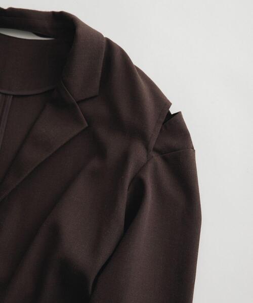 LAATO(ラート)の「over tailored jacket(その他アウター・レディース・オフホワイト/ブラウン/ブラック・FREE)」の19枚目の写真
