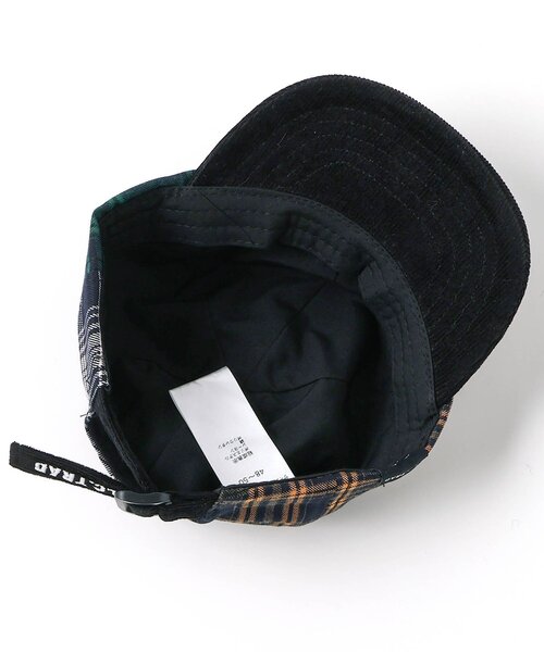 apres les cours(アプレレクール)の「ヘリンボン・パッチワークキャップ(キャップ・キッズ・ブルー/チェック・50/54)」の8枚目の写真