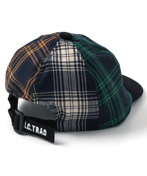 apres les cours(アプレレクール)の「ヘリンボン・パッチワークキャップ(キャップ・キッズ・ブルー/チェック・50/54)」の11枚目の写真