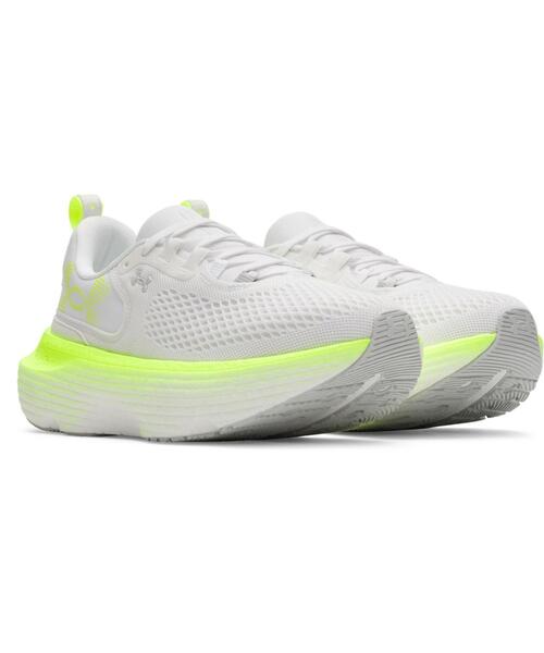 UNDER ARMOUR(アンダーアーマー)の「UAインフィニット エリート2(ランニング/レディース)(スニーカー・レディース・ホワイト×ネイビー・26.0cm/24.0cm/24.5cm/25.5cm/25.0cm/23.5cm/23.0cm)」の4枚目の写真