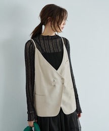 キャミ型ダブルベスト