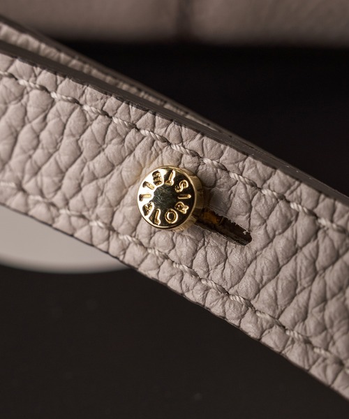 LORISTELLA（ロリステッラ）の「【LORISTELLA】シュリンクレザー 2WAYワンハンドルバッグ ショルダーバッグ 3043（ショルダーバッグ・レディース・グレイッシュベージュ/ブラック・FREE）」の11枚目の写真