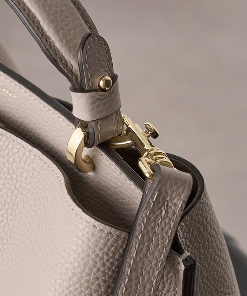 LORISTELLA（ロリステッラ）の「【LORISTELLA】シュリンクレザー 2WAYワンハンドルバッグ ショルダーバッグ 3043（ショルダーバッグ・レディース・グレイッシュベージュ/ブラック・FREE）」の12枚目の写真