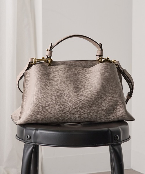セール】【LORISTELLA】シュリンクレザー 2WAYワンハンドルバッグ