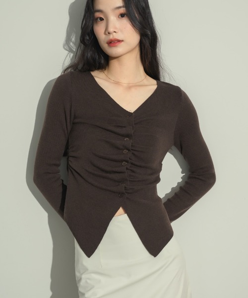 フロントギャザートップス（Tシャツ/カットソー）｜NEUNA（ヌナ）の