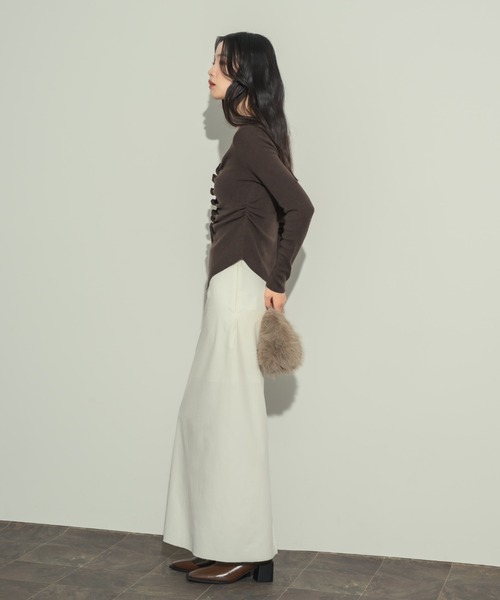 フロントギャザートップス（Tシャツ/カットソー）｜NEUNA（ヌナ）の