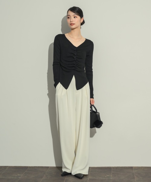 フロントギャザートップス（Tシャツ/カットソー）｜NEUNA（ヌナ）の