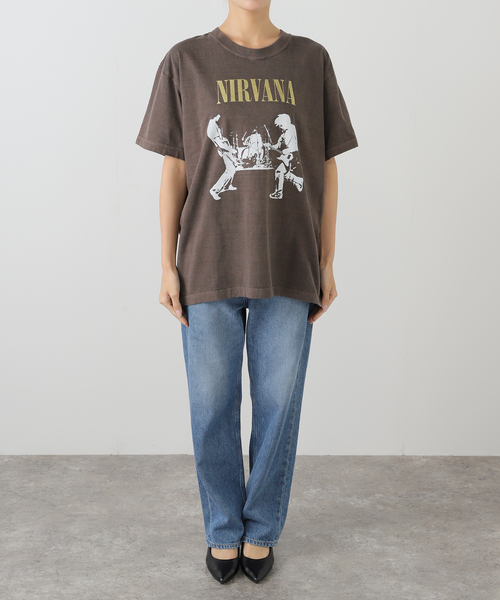 OUTDOOR PRODUCTS（アウトドアプロダクツ）の「GRS NIRVANA Tshirts（Tシャツ/カットソー・レディース・ブラウン・FREE）」の2枚目の写真