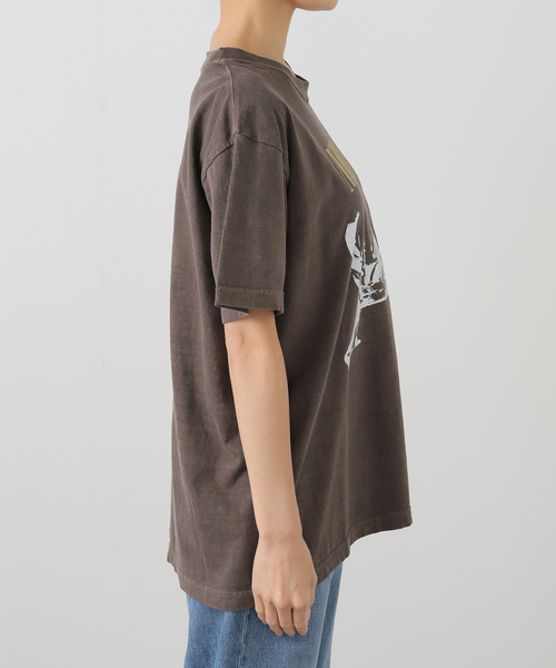OUTDOOR PRODUCTS（アウトドアプロダクツ）の「GRS NIRVANA Tshirts（Tシャツ/カットソー・レディース・ブラウン・FREE）」の6枚目の写真