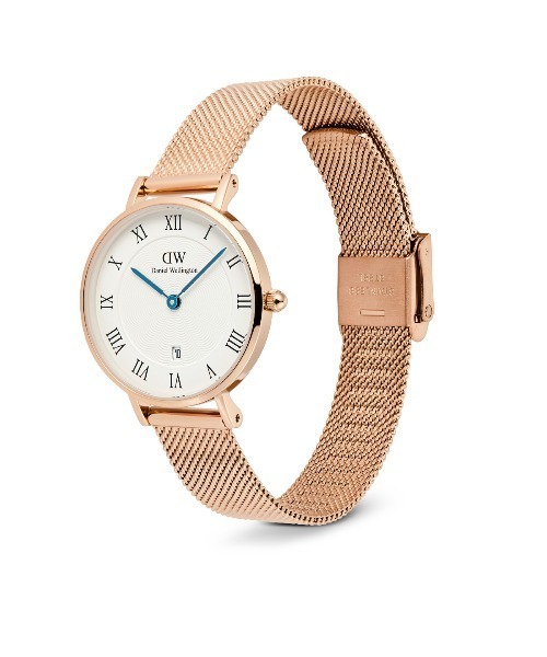 Daniel Wellington(ダニエルウェリントン)の「Petite Roman Numerals Date 28MM レーディス腕時計 ローズゴールド/シルバー(アナログ腕時計・レディース・ピンクゴールド/シルバー・28mm)」の10枚目の写真