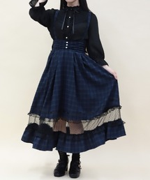axes femme POETIQUE | サス付ハイウエストロングスカート(スカート)